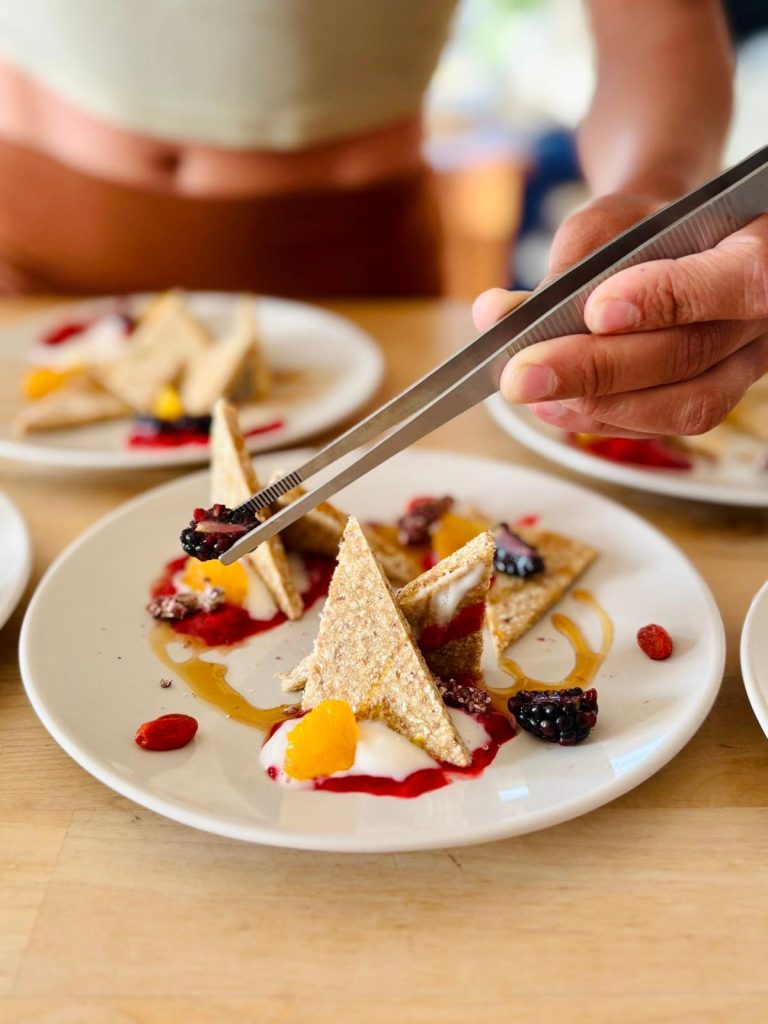 raw food plating